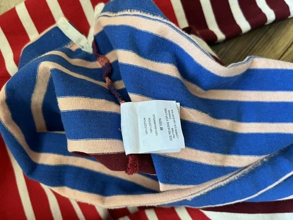 J. Crew Multi Color Striped Casual Long Sleeve T-Shirt Womens Size XS - Picture 5 of 5